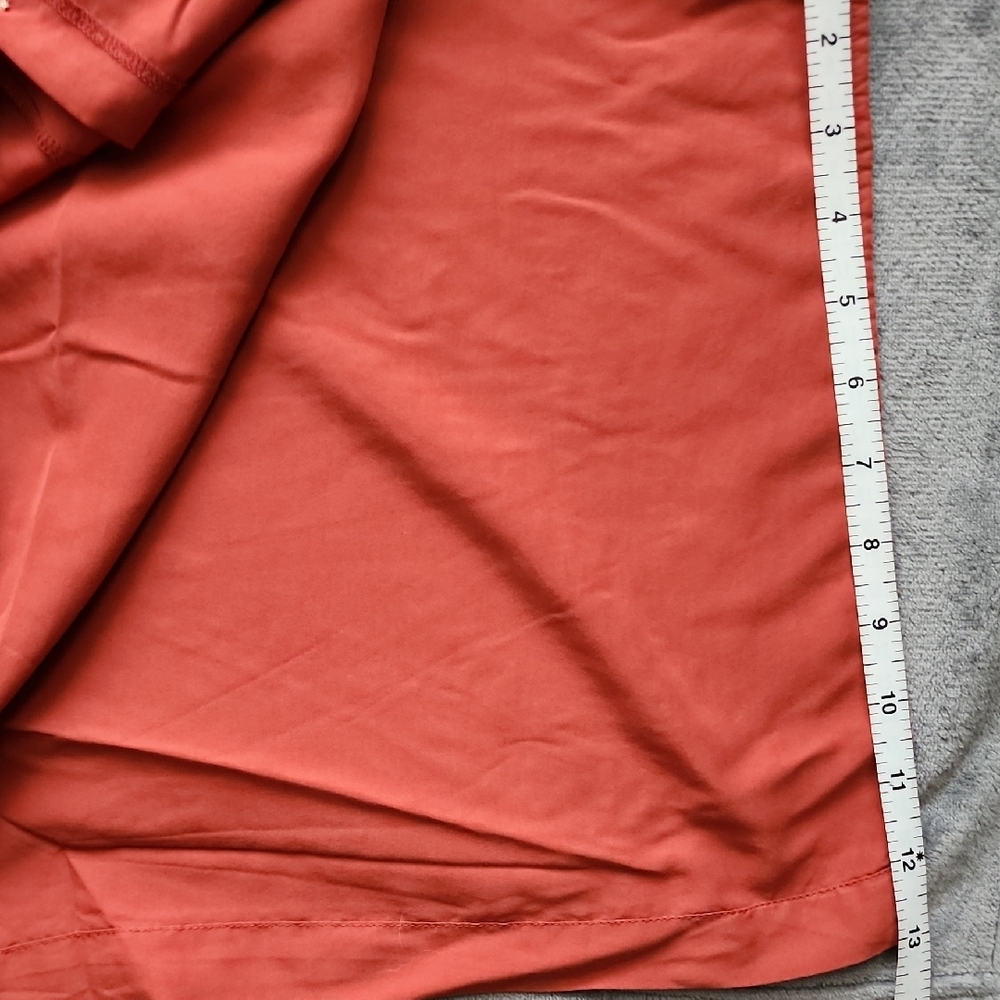 $4 FIRM 🌟FINAL MARK DOWN🌟 Old Navy Rust-Red/Orange Shirt Dress - Picture 6 of 8